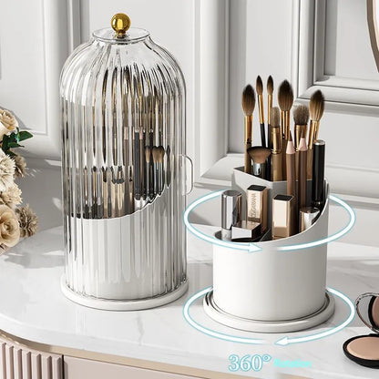 ✨ 360° Rotating Makeup Brush Holder ✨