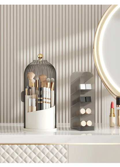 ✨ 360° Rotating Makeup Brush Holder ✨