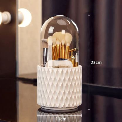✨ 360° Rotating Makeup Brush Holder ✨