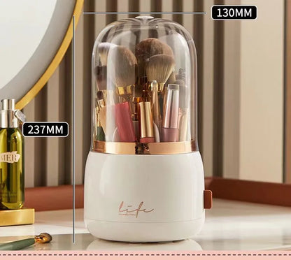 ✨ 360° Rotating Makeup Brush Holder ✨